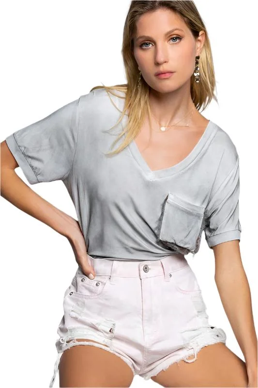 Comfy Suits POL Girly Meets Basic Short Sleeve Top