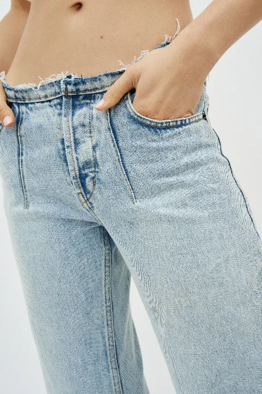 Cool Breeze At Night Greci Blue Pants