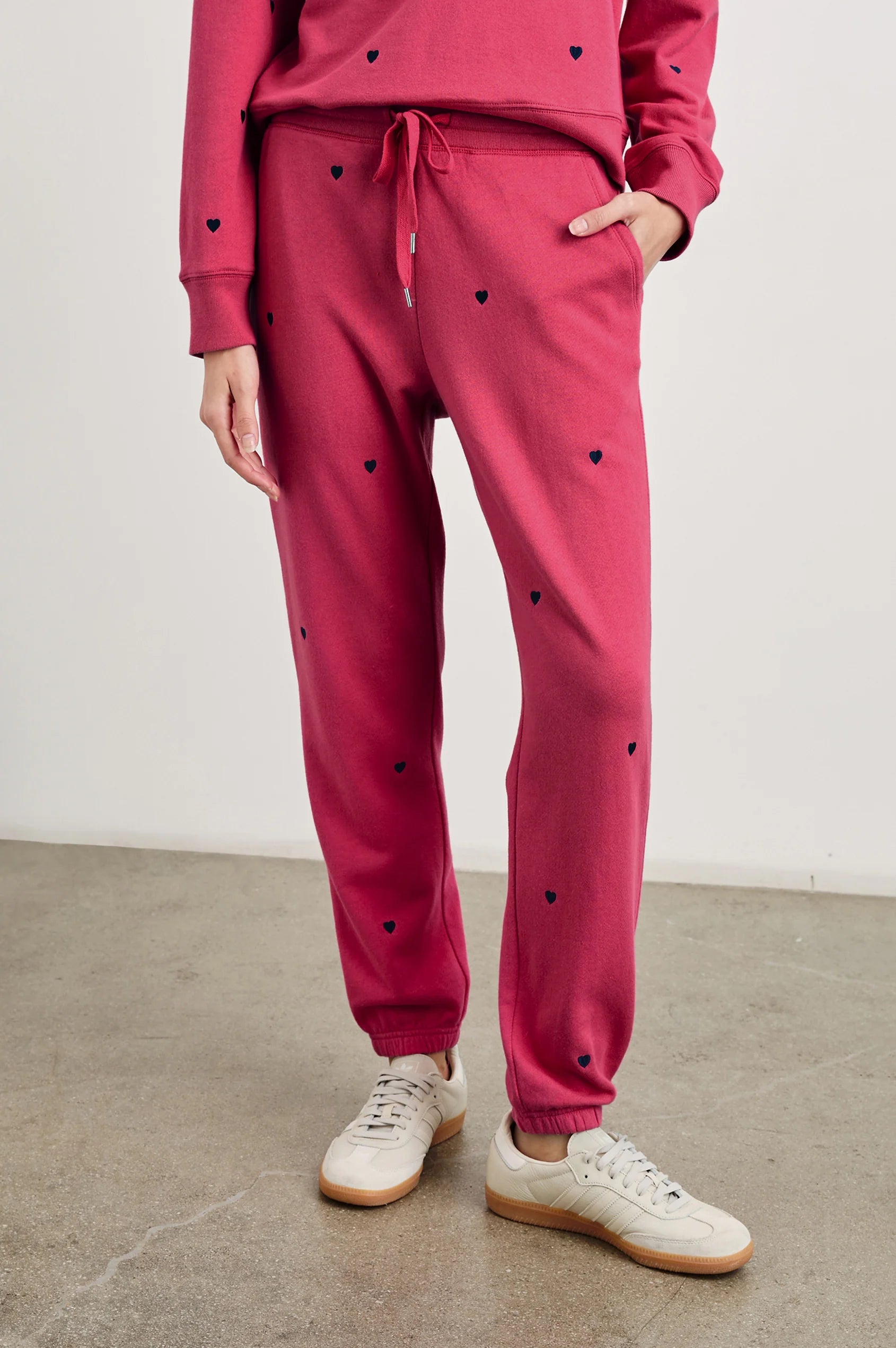 Elegant And Elegant Kingston Pant Pink Midnight Hearts