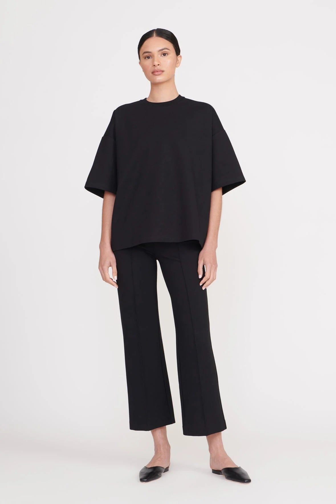 Simple Matching Knack Pant Black