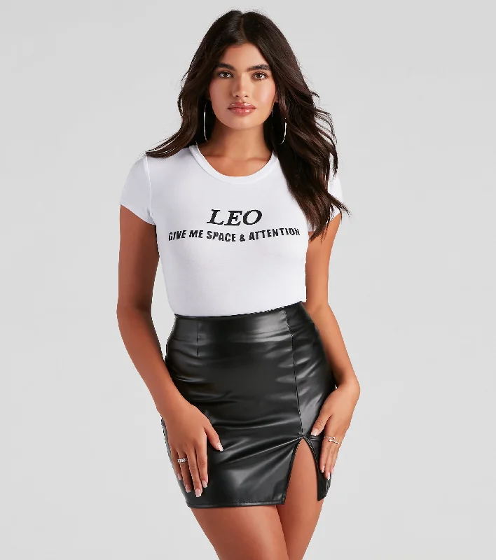 Street Shorts Leo Jersey Graphic Tee