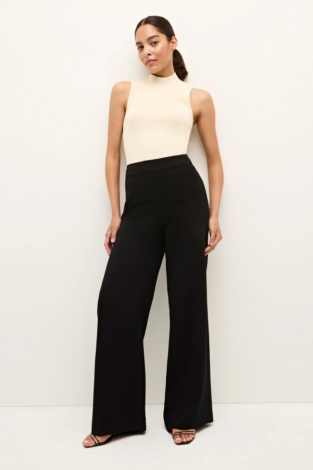 Noble Temperament Mia Straight Pant Black