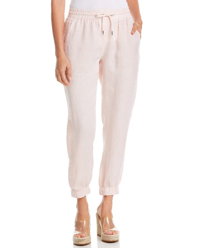 Bottom And Versatile Modern Fit Linen Jogger
