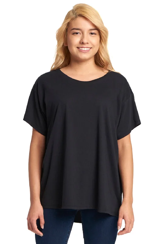 Autumn Selection Next Level Womens Ideal Flow Short Sleeve Crewneck T-Shirt - Black - Closeout Autumn Selection Next Level Womens Ideal Flow Short Sleeve Crewneck T-Shirt - Black - Closeout