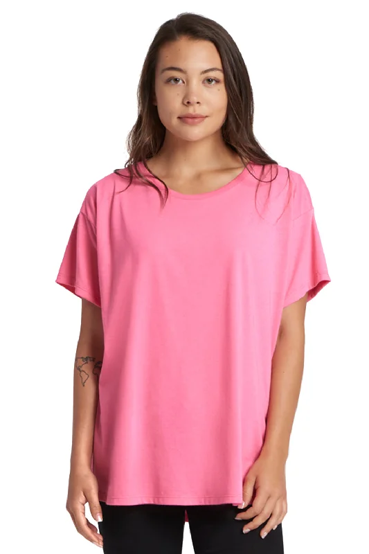 Short Design Next Level Womens Ideal Flow Short Sleeve Crewneck T-Shirt - Hot Pink - Closeout Short Design Next Level Womens Ideal Flow Short Sleeve Crewneck T-Shirt - Hot Pink - Closeout