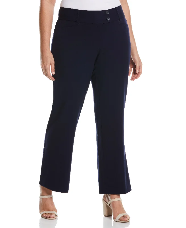 Breezy Comfort Plus Size Curvy Fit Boot Cut Pant - Curvy Fit