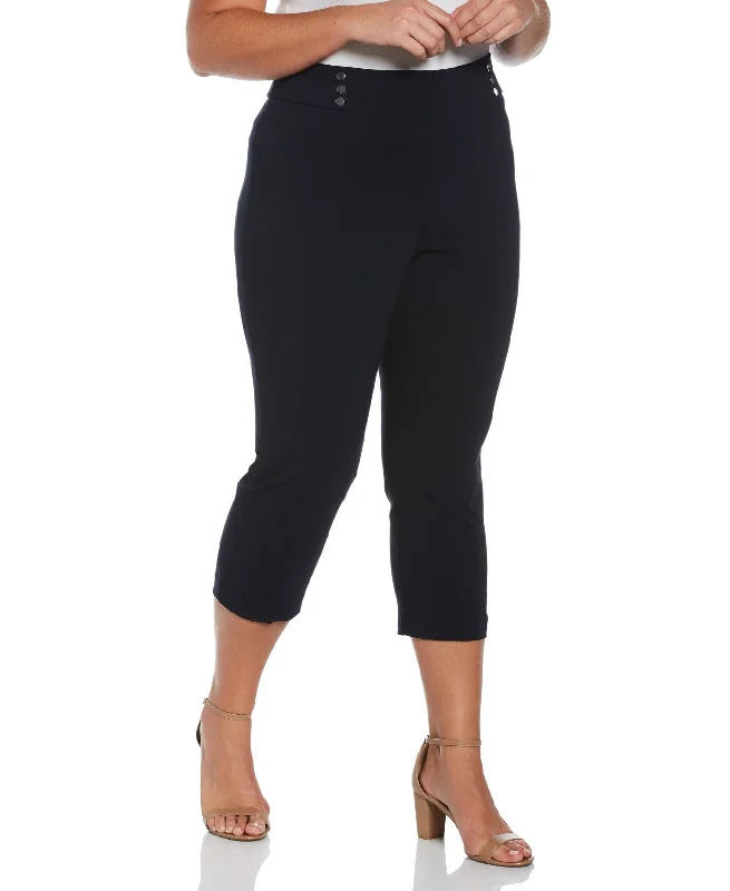 Casual Fit Wear Plus Size Pull-On Capri Pant - Comfort Fit