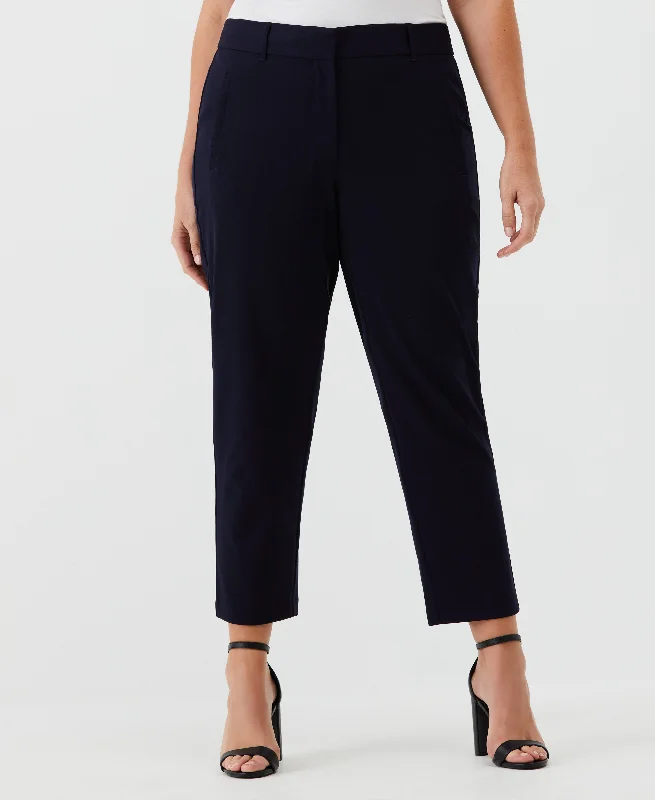 Effortless Outfits Plus Size Straight Leg Ankle Pant