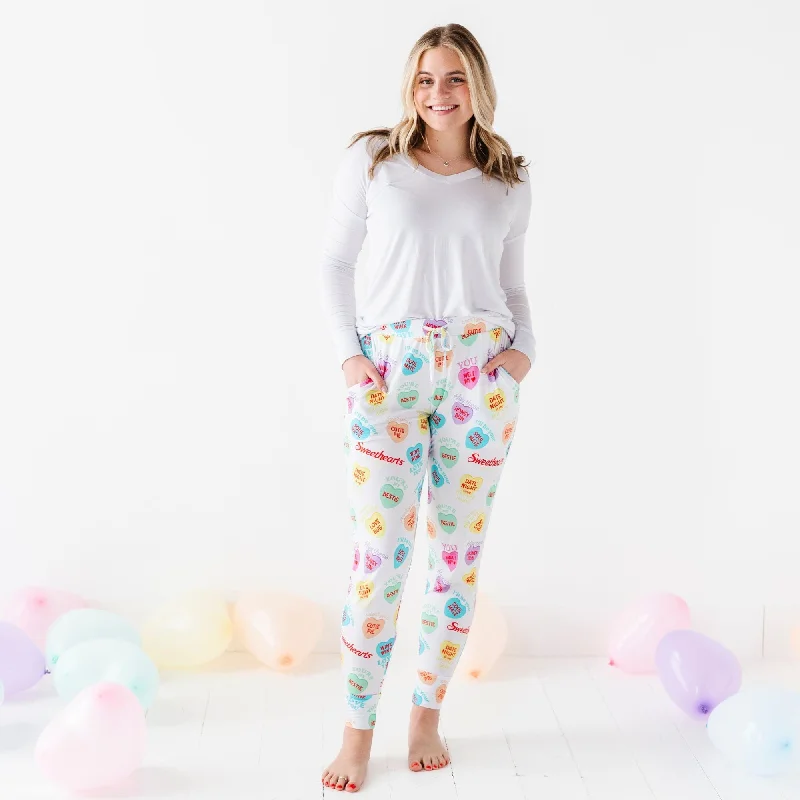 Summer Fashion Sweethearts® Colorful Candy Hearts Women's Pants