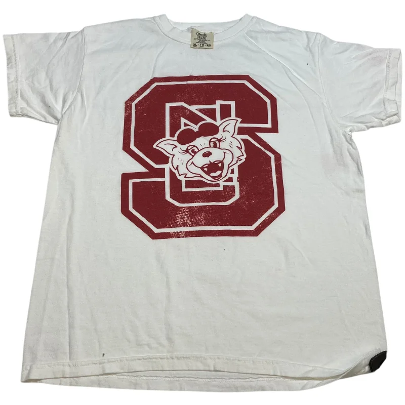 Versatile Comfort Wear Top Short Sleeve Basic By Comfort Colors In White, Size: Xl