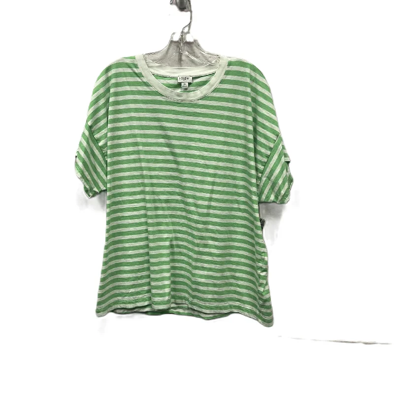 Classic And Versatile Top Short Sleeve By J. Crew In Green, Size: 2x