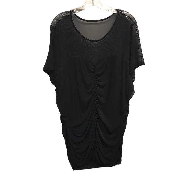 Casual Choice Top Ss By Torrid In Black, Size:4X