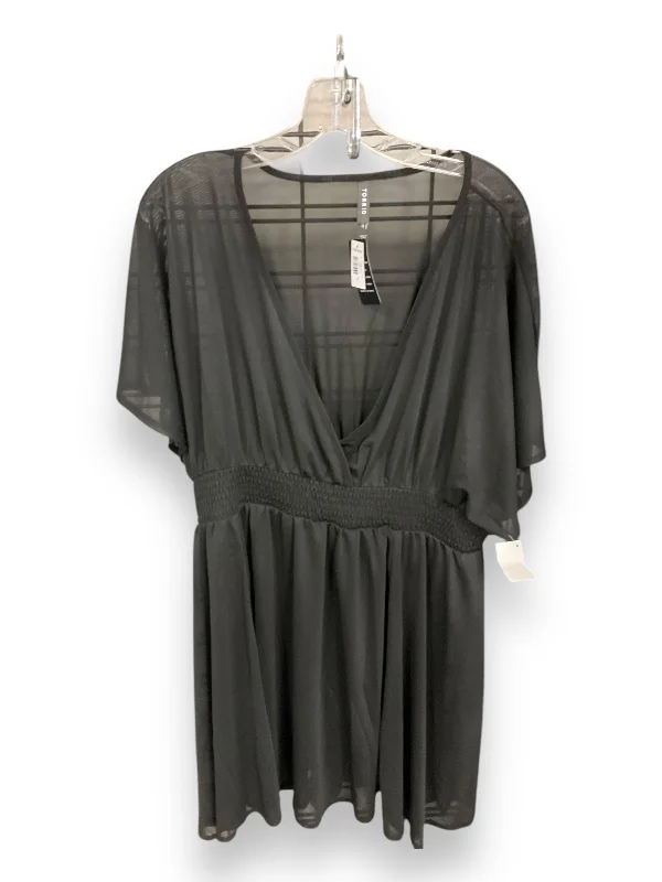 Celebrity Style Tunic Short Sleeve By Torrid In Black, Size: 2x