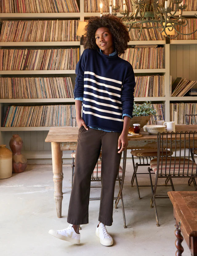 Carefree Style Westport Italian Wide Leg Chino Irish Coffee