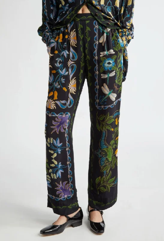 Trendy And Casual Winter Garden Pants Black