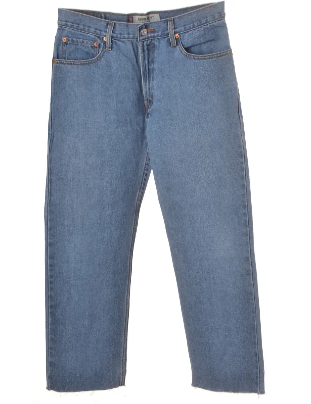 Soft Touch Label Sam Cropped Mens Jeans