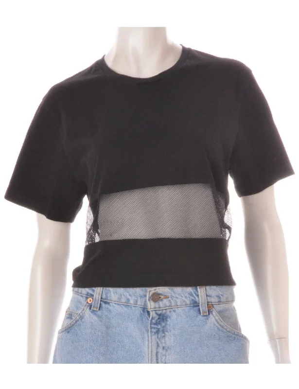 Advanced Design Label Shona Mesh Panel t-shirt