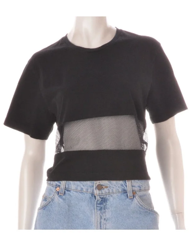 Cozy Fit Label Shona Mesh Panel t-shirt
