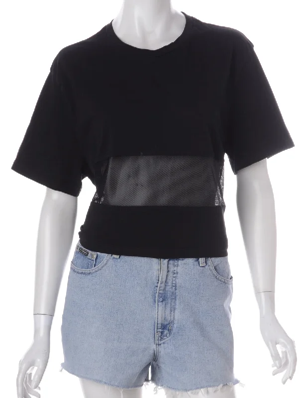 Relaxed Dresses Label Shona Mesh Panel T-shirt