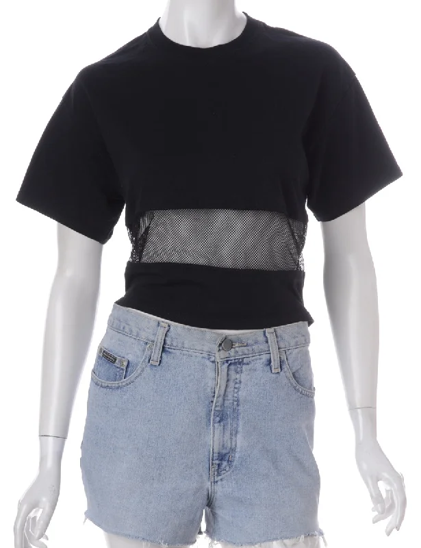 Everyday Style Label Shona Mesh Panel T-shirt