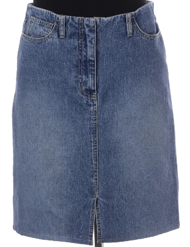 Trendy Dresses Label Short Denim Skirt
