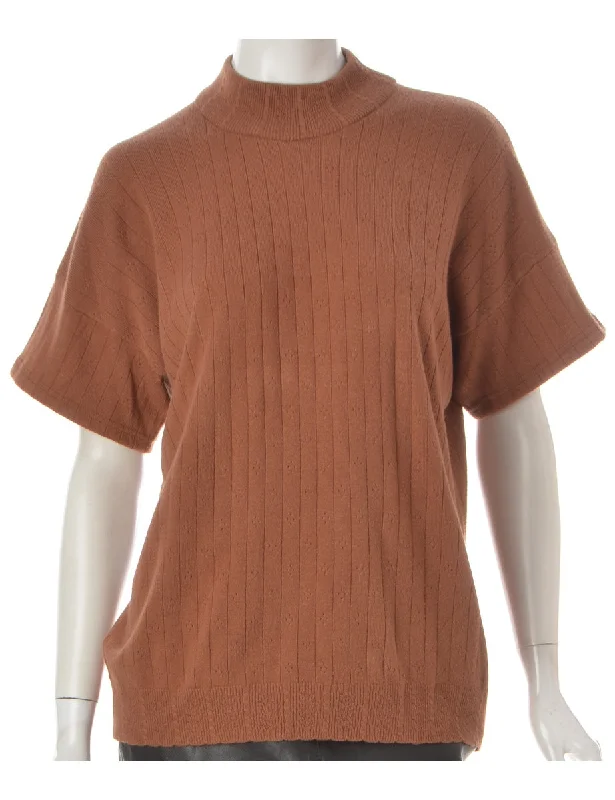 Soft Comfort Label Sandy Short Sleeve Turtle Neck