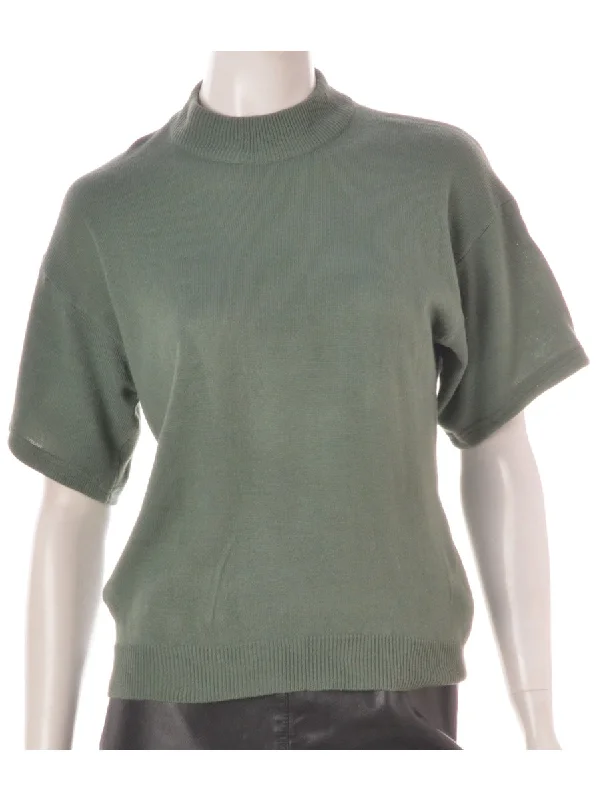 Modern Chic Label Sandy Short Sleeve Turtle Neck