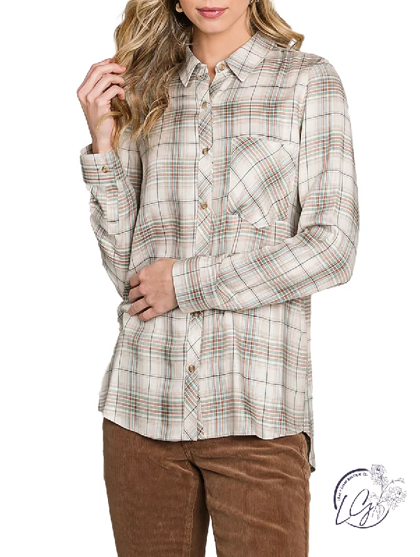 Exquisite Fabrics Bright & Fun Plaid Button Down