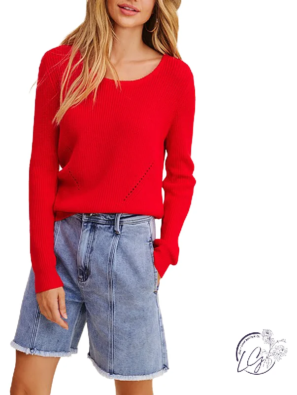 Versatile Outfits Classic Pullover Knit Sweater