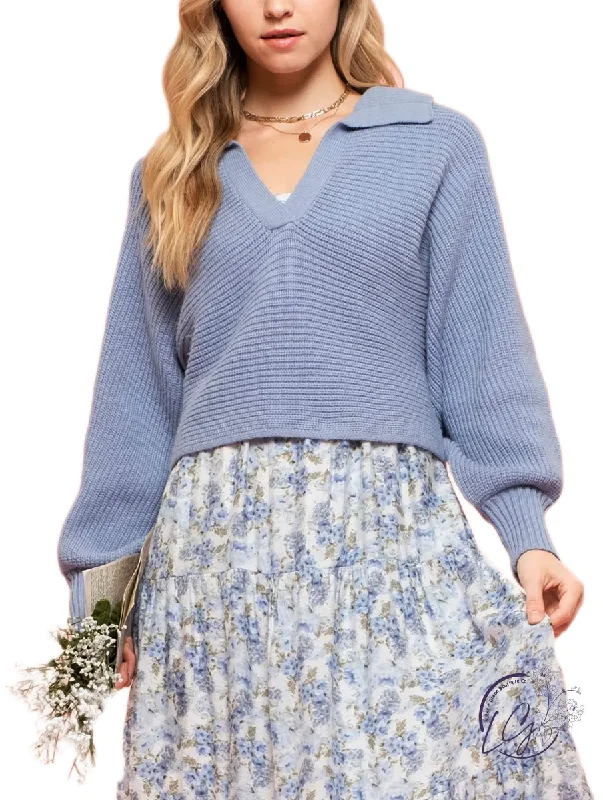Casual Fit At My Best V-neck Sweater