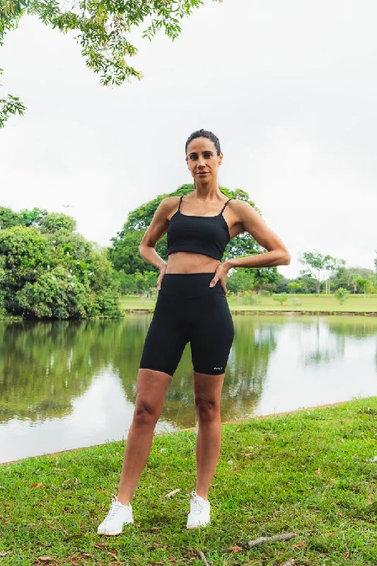 Comfortable Lifestyle Compress Biker Short (Black)