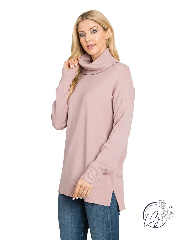 Casual And Casual Soothing Cowl Neck Sweater