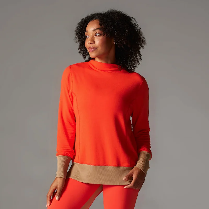 Cozy Look Cozy Funnel Neck Sweatshirt