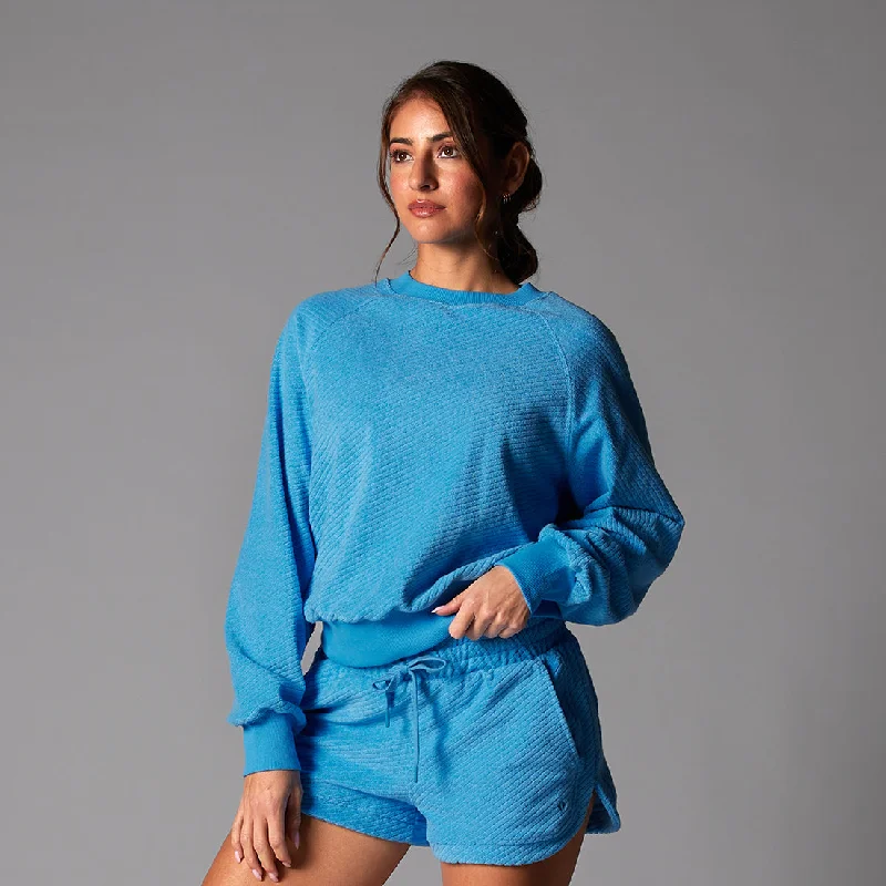 Luxe Comfort Ease Crew Terry Sweatshirt