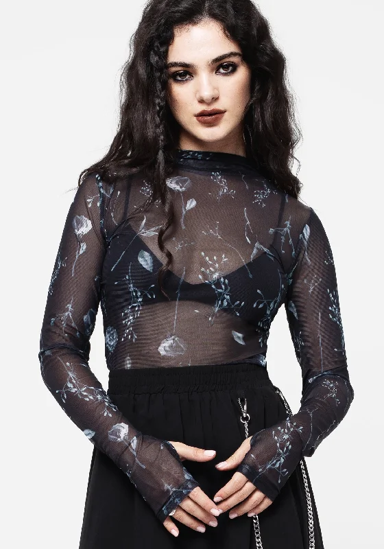 Smart Comfort Wear Empathy High Neck Mesh Top