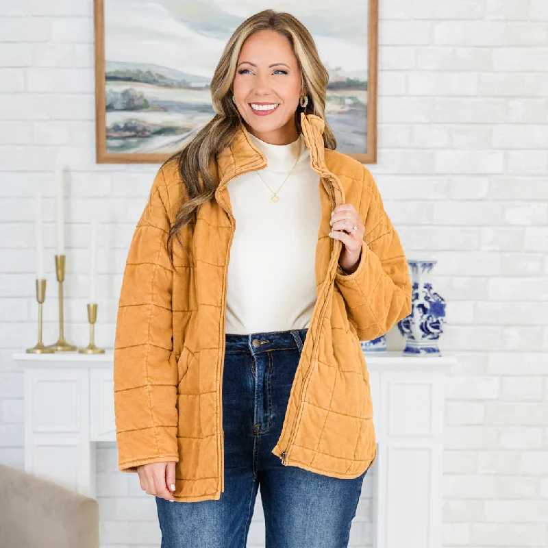 Youthful Faded Memories Jacket, Taupe