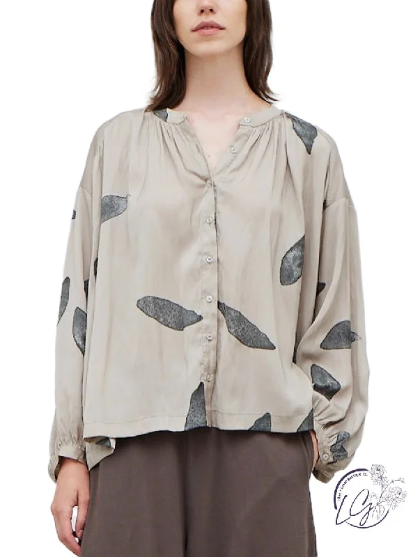 Personalized Clothing Falling For You Satin Blouse