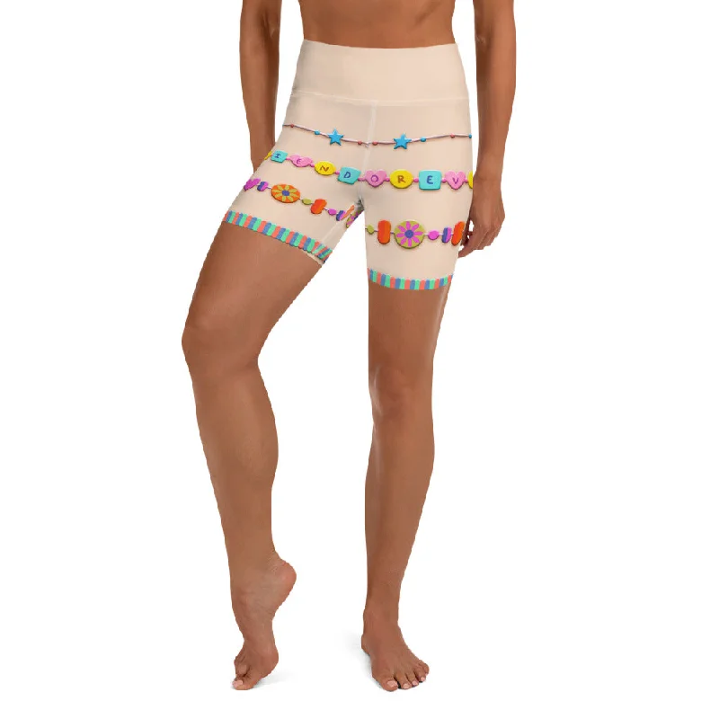 Classic Series Friendship Bracelet Yoga Shorts