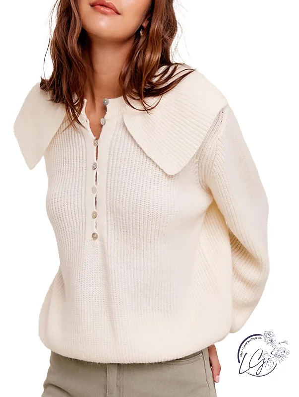 Romantic And Fresh Here For Everything Ruffle Sweater