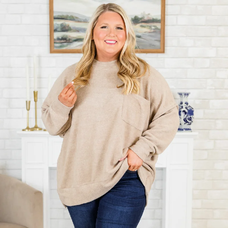 Relaxed Jackets Just Take A Break Sweater, Ash Mocha