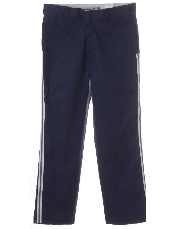 Exquisite Tailoring Label Side Stripe Cropped Trouser