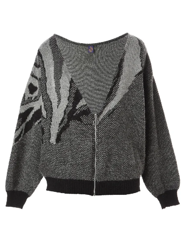 Warm Comfort Label Sage Zip Jumper