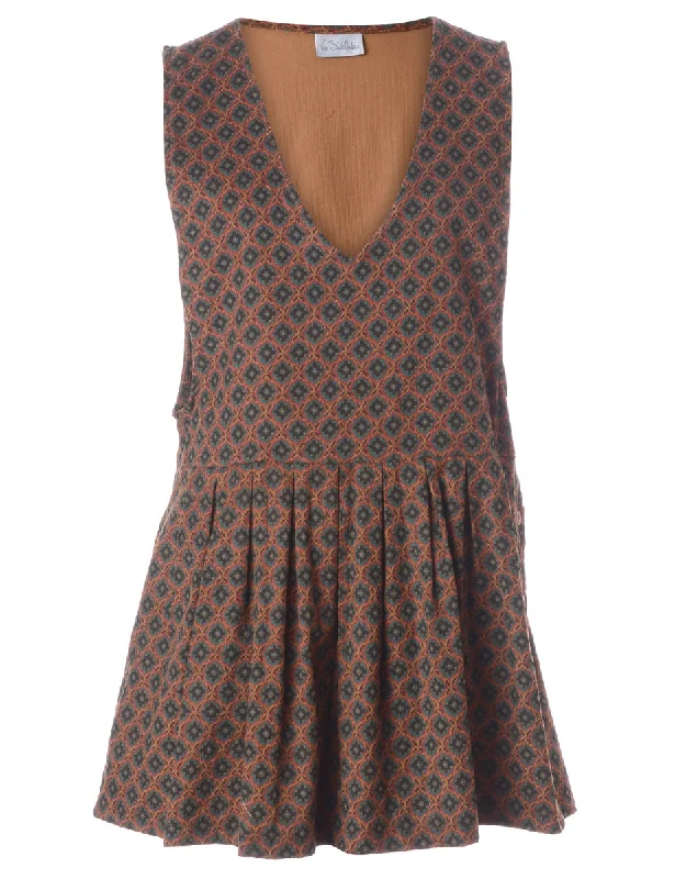 Soft Knitwear Label Sara Short Corduroy Dress