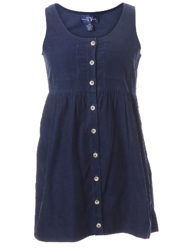 Trendy Dresses Label Sara Short Corduroy Dress