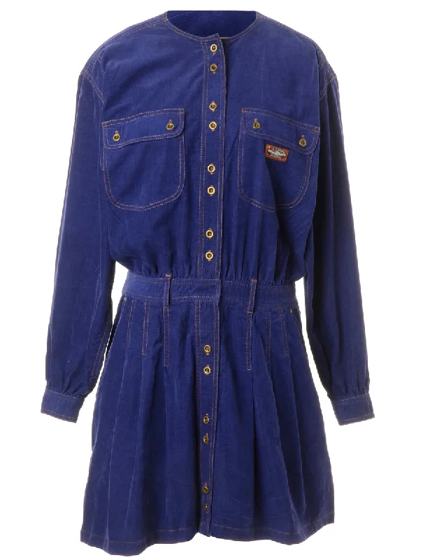 Relaxed Tops Label Sara Short Corduroy Dress