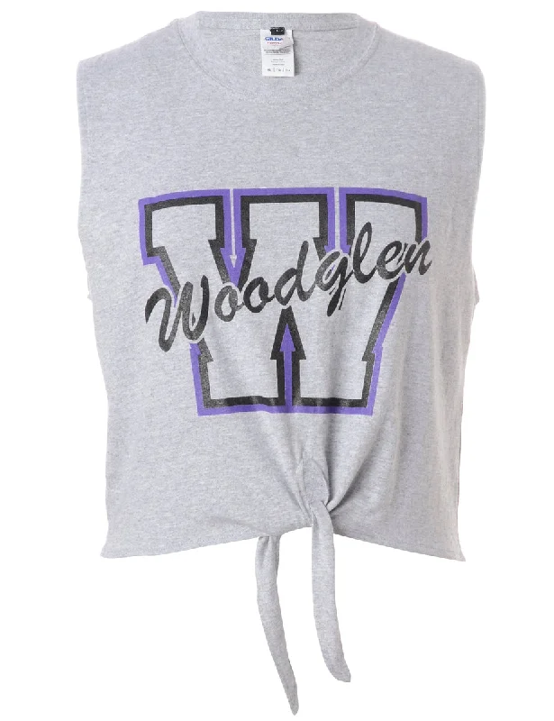 Celebrity Style Label Sasha Tie Front Sports Vest