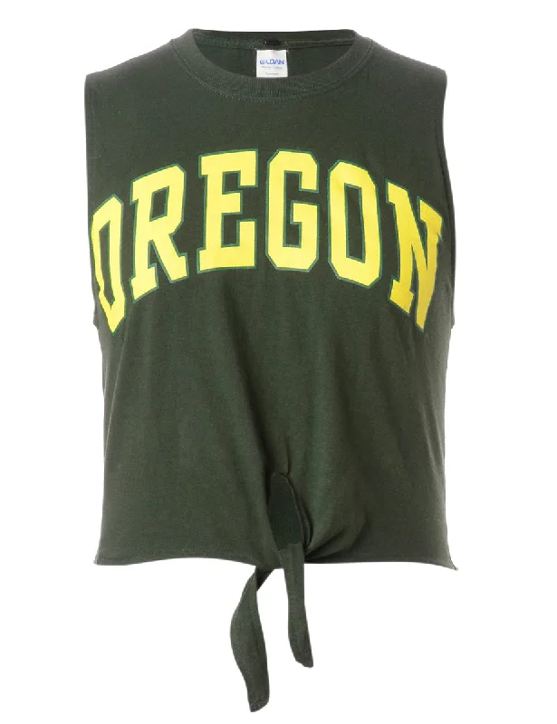 Elegant Style Label Sasha Tie Front Sports Vest