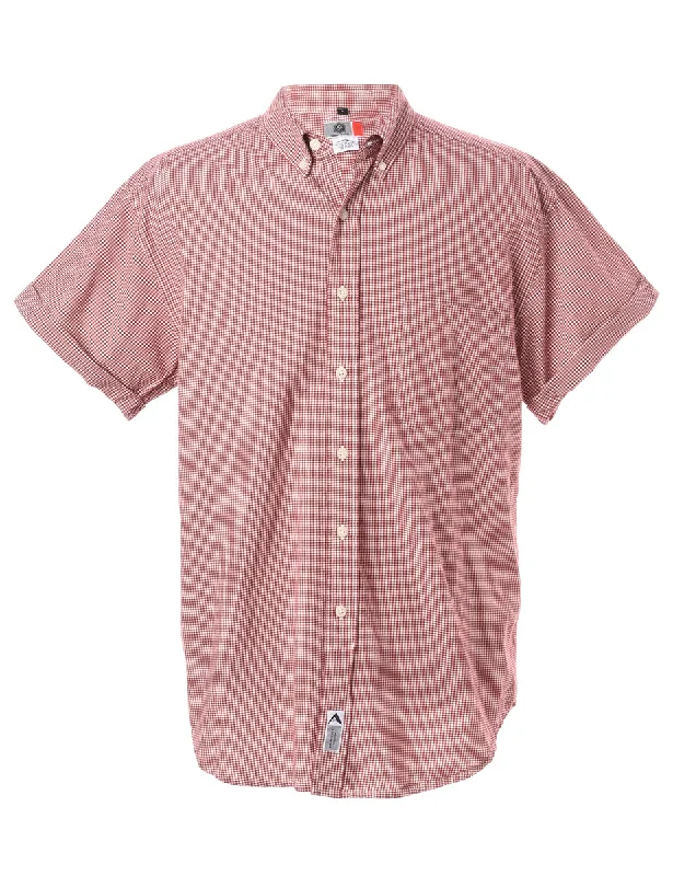 High-end Design Label Scott Roll Sleeve Stripy Shirt - L