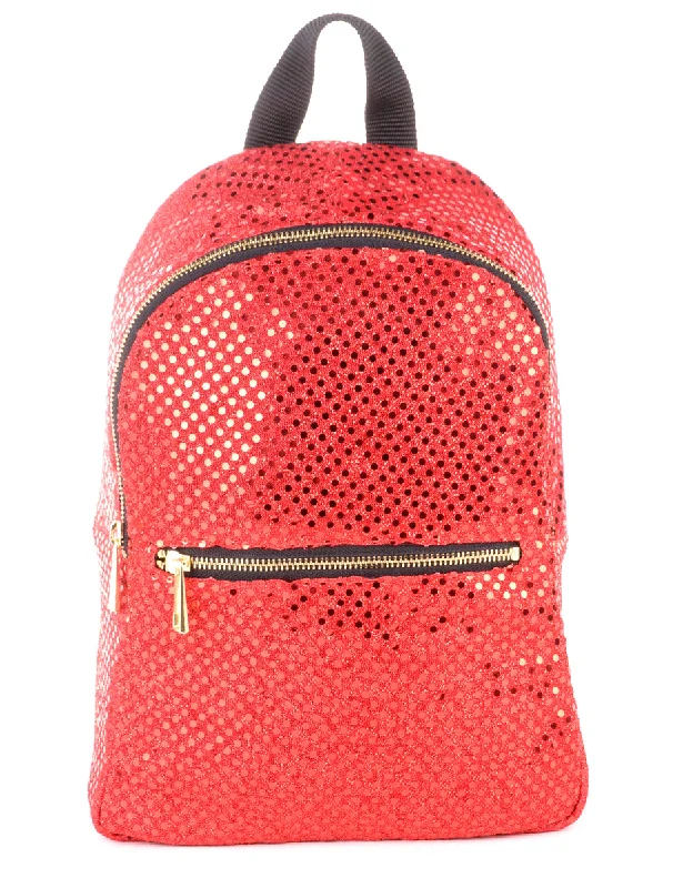 Autumn Selection Label Sequined Nikki Backpack