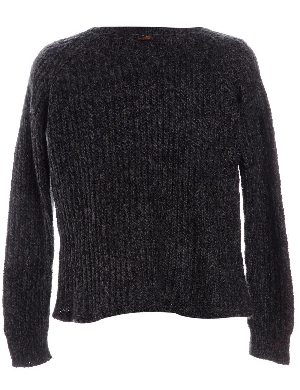 Age-reducing Style Label Shaun Straight Hem Heavy Knit Jumper